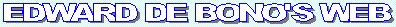 Edward de Bono's authorised web-site